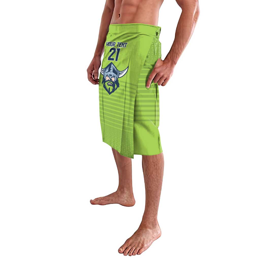 Raiders Rugby Custom Lavalava The Green Machine Simple Style