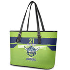 Raiders Rugby Custom Leather Tote Bag The Green Machine Simple Style