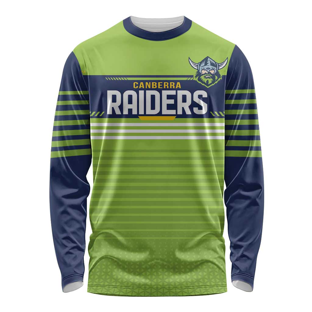 Raiders Rugby Custom Long Sleeve Shirt The Green Machine Simple Style