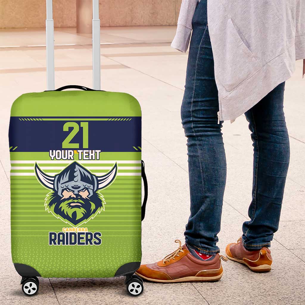 Raiders Rugby Custom Luggage Cover The Green Machine Simple Style