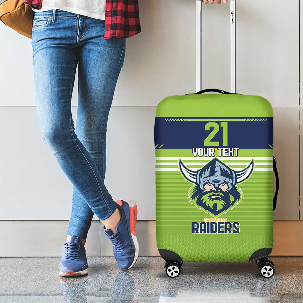 Raiders Rugby Custom Luggage Cover The Green Machine Simple Style