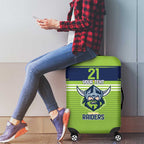 Raiders Rugby Custom Luggage Cover The Green Machine Simple Style