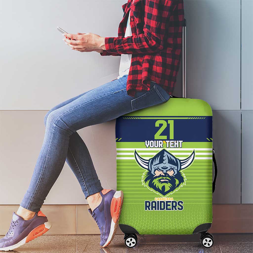 Raiders Rugby Custom Luggage Cover The Green Machine Simple Style