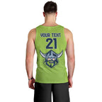 Raiders Rugby Custom Men Tank Top The Green Machine Simple Style
