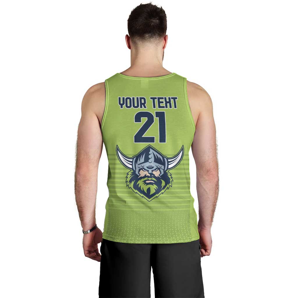 Raiders Rugby Custom Men Tank Top The Green Machine Simple Style