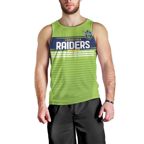 Raiders Rugby Custom Men Tank Top The Green Machine Simple Style
