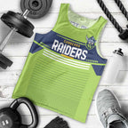 Raiders Rugby Custom Men Tank Top The Green Machine Simple Style