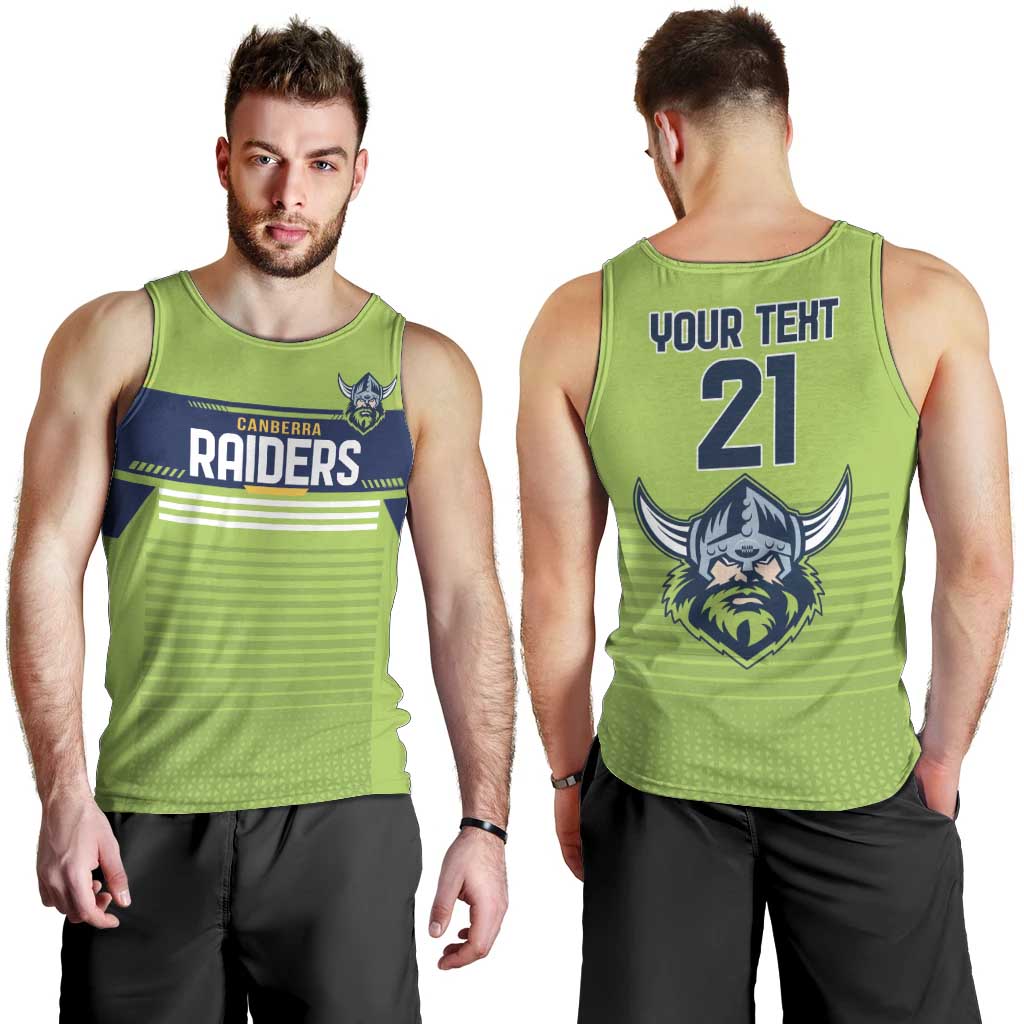 Raiders Rugby Custom Men Tank Top The Green Machine Simple Style