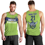 Raiders Rugby Custom Men Tank Top The Green Machine Simple Style