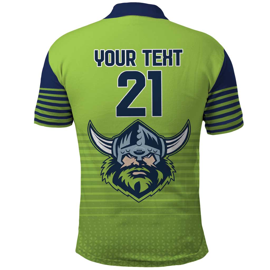 Raiders Rugby Custom Polo Shirt The Green Machine Simple Style