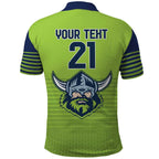 Raiders Rugby Custom Polo Shirt The Green Machine Simple Style