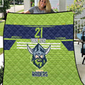 Raiders Rugby Custom Quilt The Green Machine Simple Style