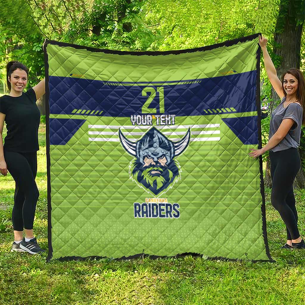 Raiders Rugby Custom Quilt The Green Machine Simple Style