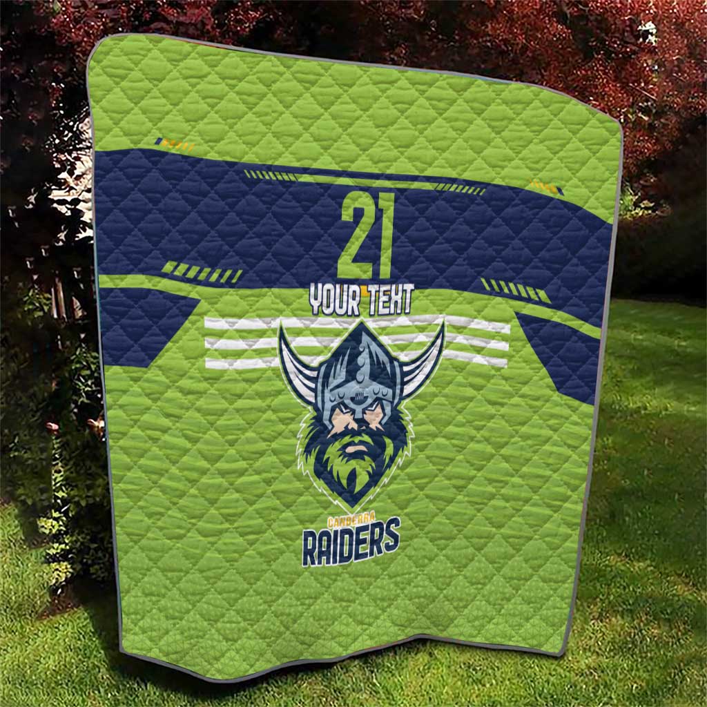 Raiders Rugby Custom Quilt The Green Machine Simple Style