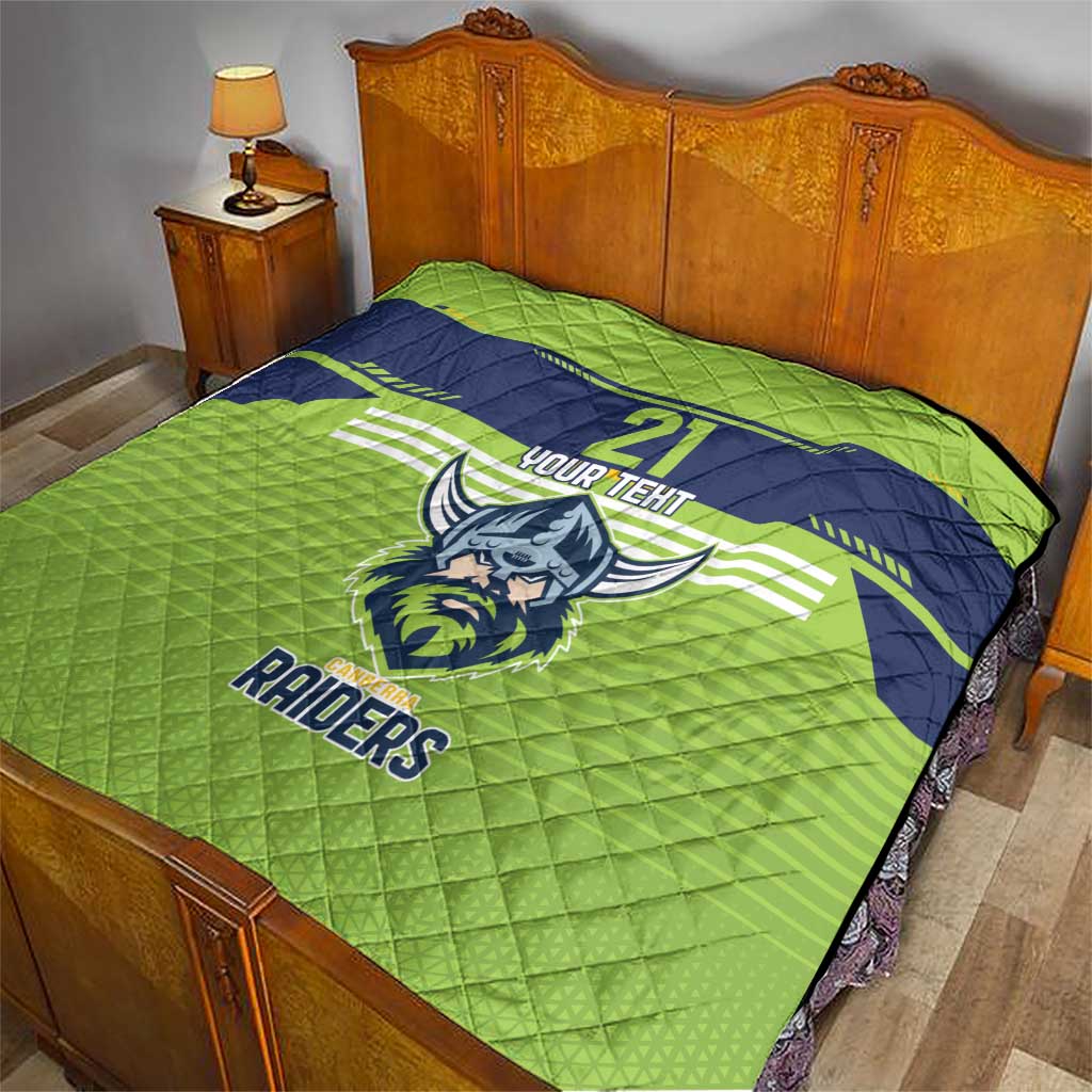 Raiders Rugby Custom Quilt The Green Machine Simple Style