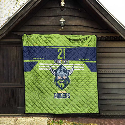 Raiders Rugby Custom Quilt The Green Machine Simple Style