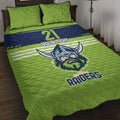 Raiders Rugby Custom Quilt Bed Set The Green Machine Simple Style