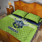 Raiders Rugby Custom Quilt Bed Set The Green Machine Simple Style