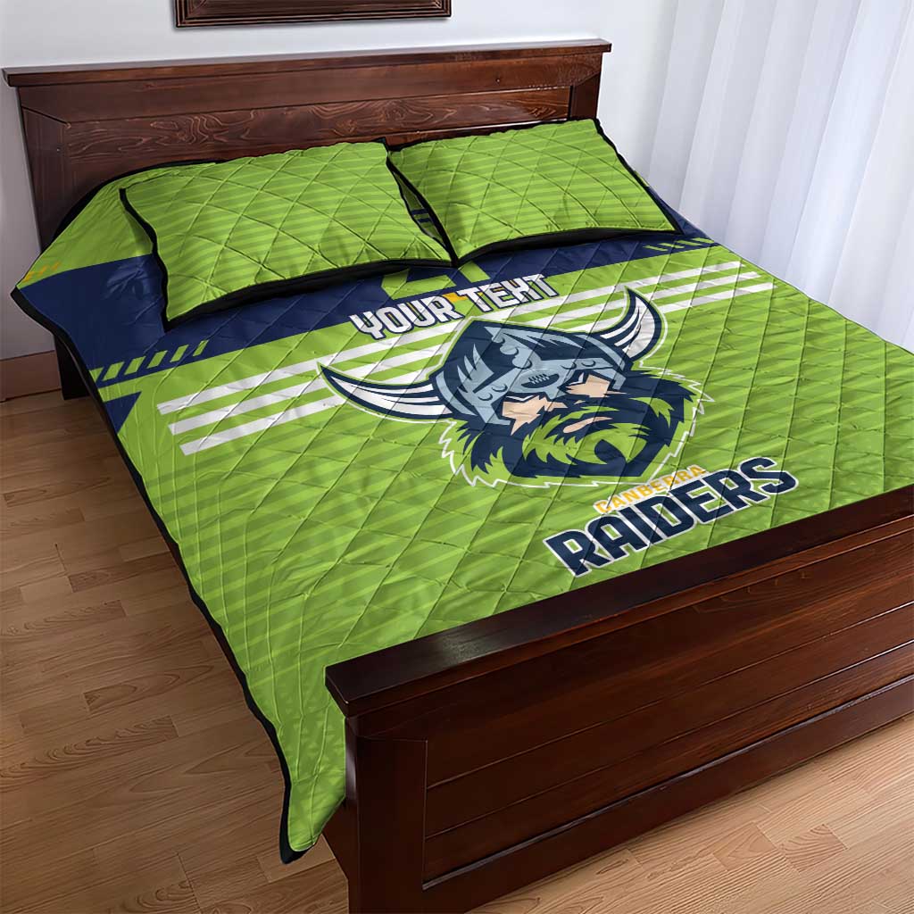 Raiders Rugby Custom Quilt Bed Set The Green Machine Simple Style
