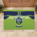 Raiders Rugby Custom Rubber Doormat The Green Machine Simple Style