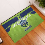 Raiders Rugby Custom Rubber Doormat The Green Machine Simple Style