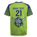 Raiders Rugby Custom Rugby Jersey The Green Machine Simple Style