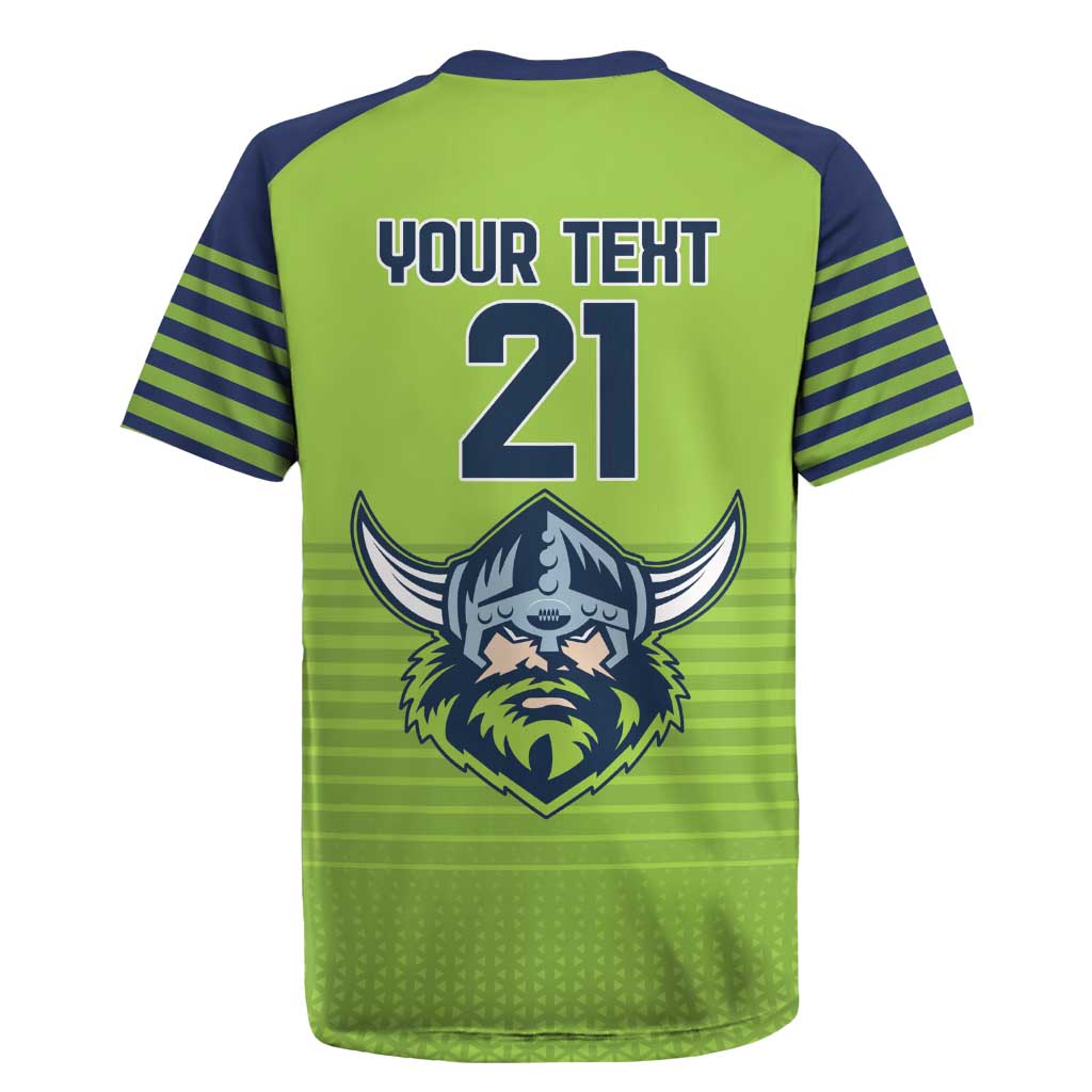 Raiders Rugby Custom Rugby Jersey The Green Machine Simple Style