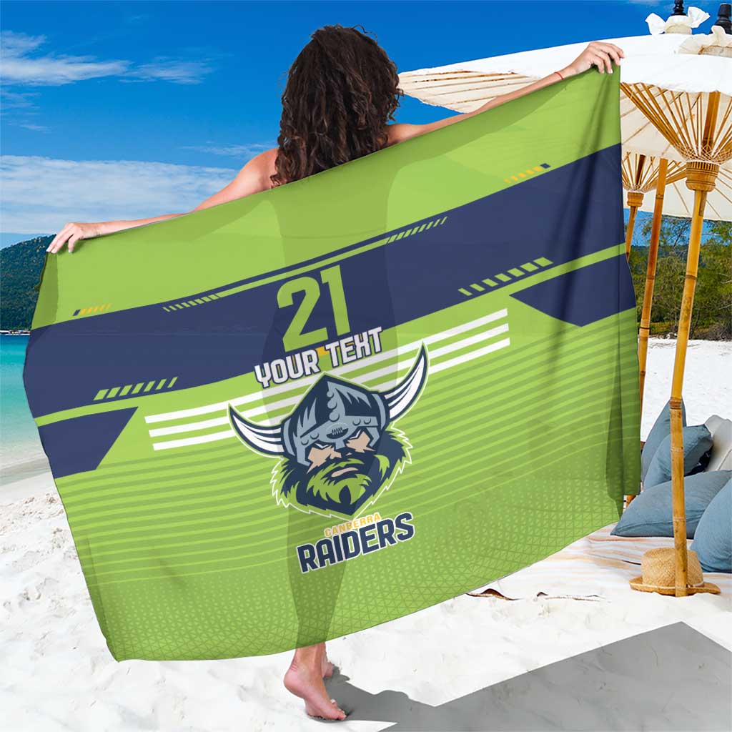 Raiders Rugby Custom Sarong The Green Machine Simple Style