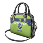 Raiders Rugby Custom Shoulder Handbag The Green Machine Simple Style