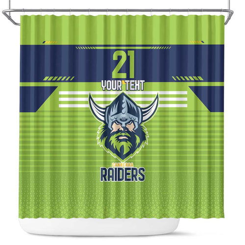 Raiders Rugby Custom Shower Curtain The Green Machine Simple Style