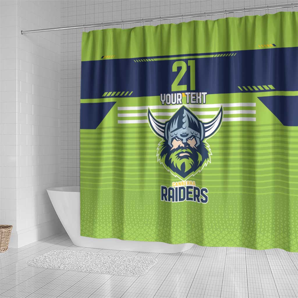 Raiders Rugby Custom Shower Curtain The Green Machine Simple Style