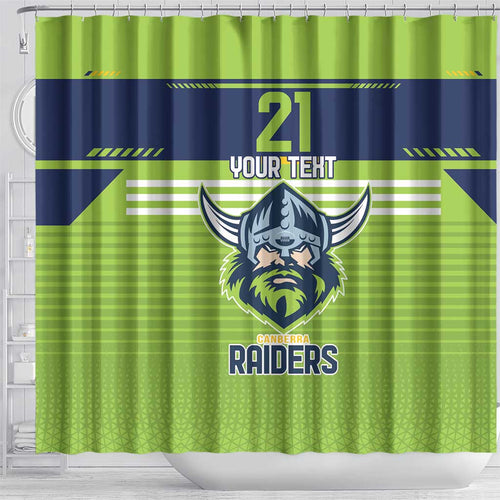 Raiders Rugby Custom Shower Curtain The Green Machine Simple Style