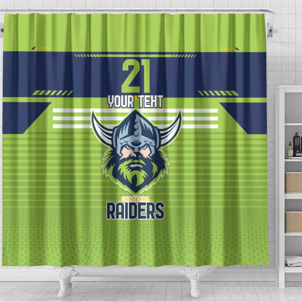 Raiders Rugby Custom Shower Curtain The Green Machine Simple Style