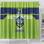 Raiders Rugby Custom Shower Curtain The Green Machine Simple Style