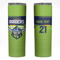 Raiders Rugby Custom Skinny Tumbler The Green Machine Simple Style