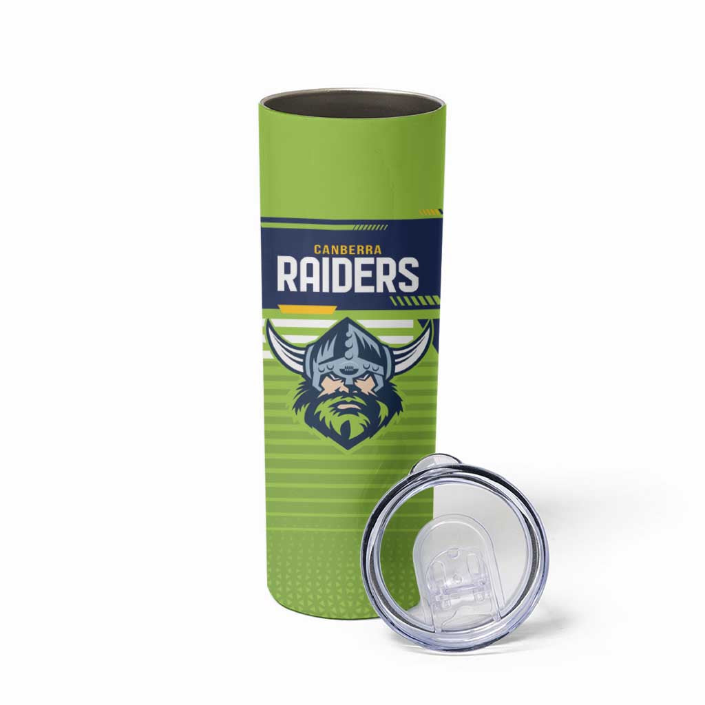 Raiders Rugby Custom Skinny Tumbler The Green Machine Simple Style