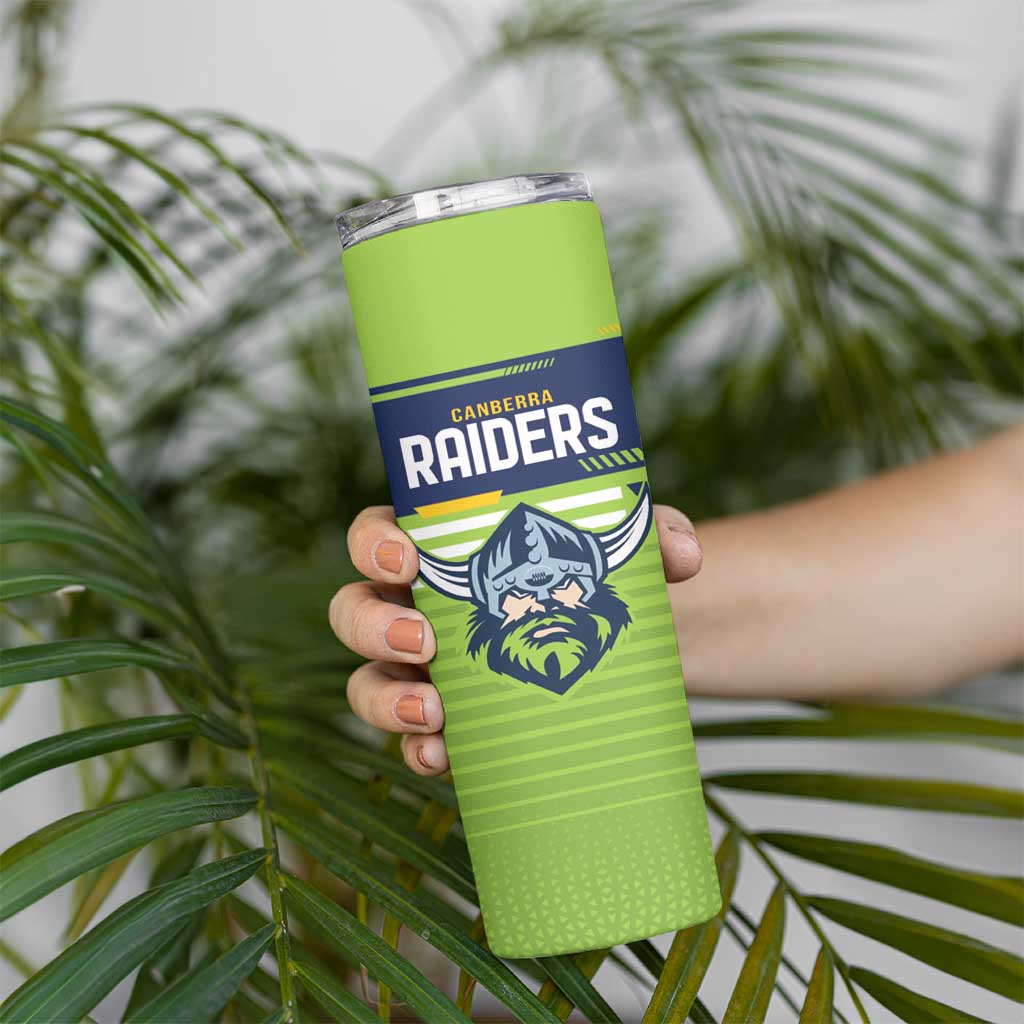 Raiders Rugby Custom Skinny Tumbler The Green Machine Simple Style