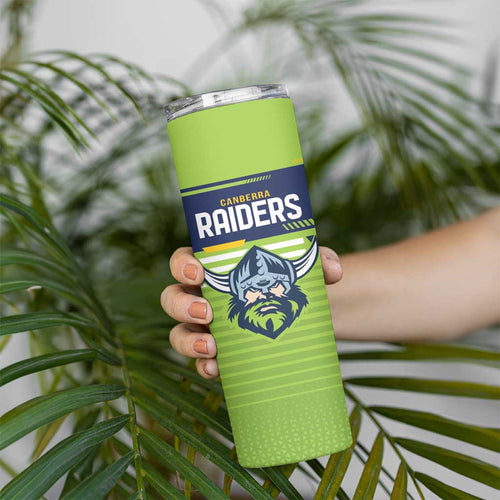 Raiders Rugby Custom Skinny Tumbler The Green Machine Simple Style