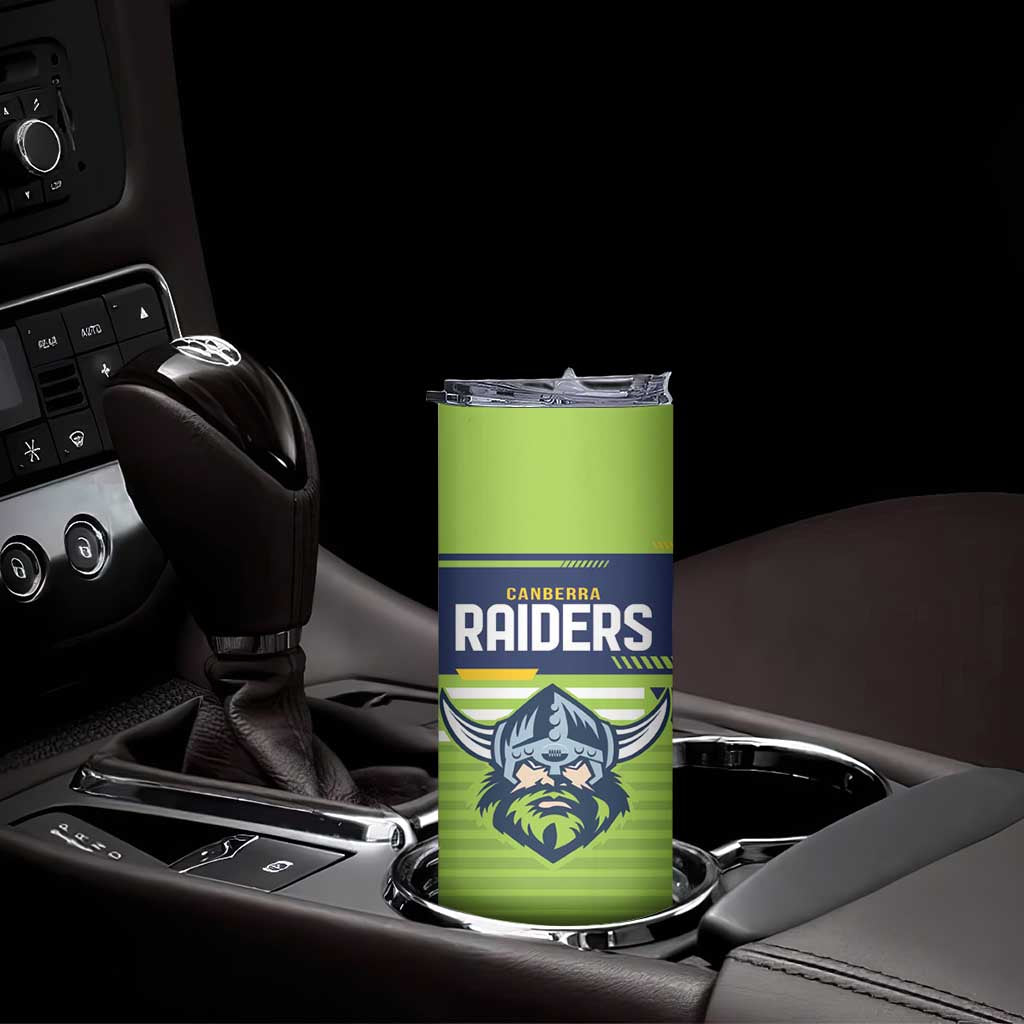 Raiders Rugby Custom Skinny Tumbler The Green Machine Simple Style