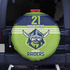 Raiders Rugby Custom Spare Tire Cover The Green Machine Simple Style