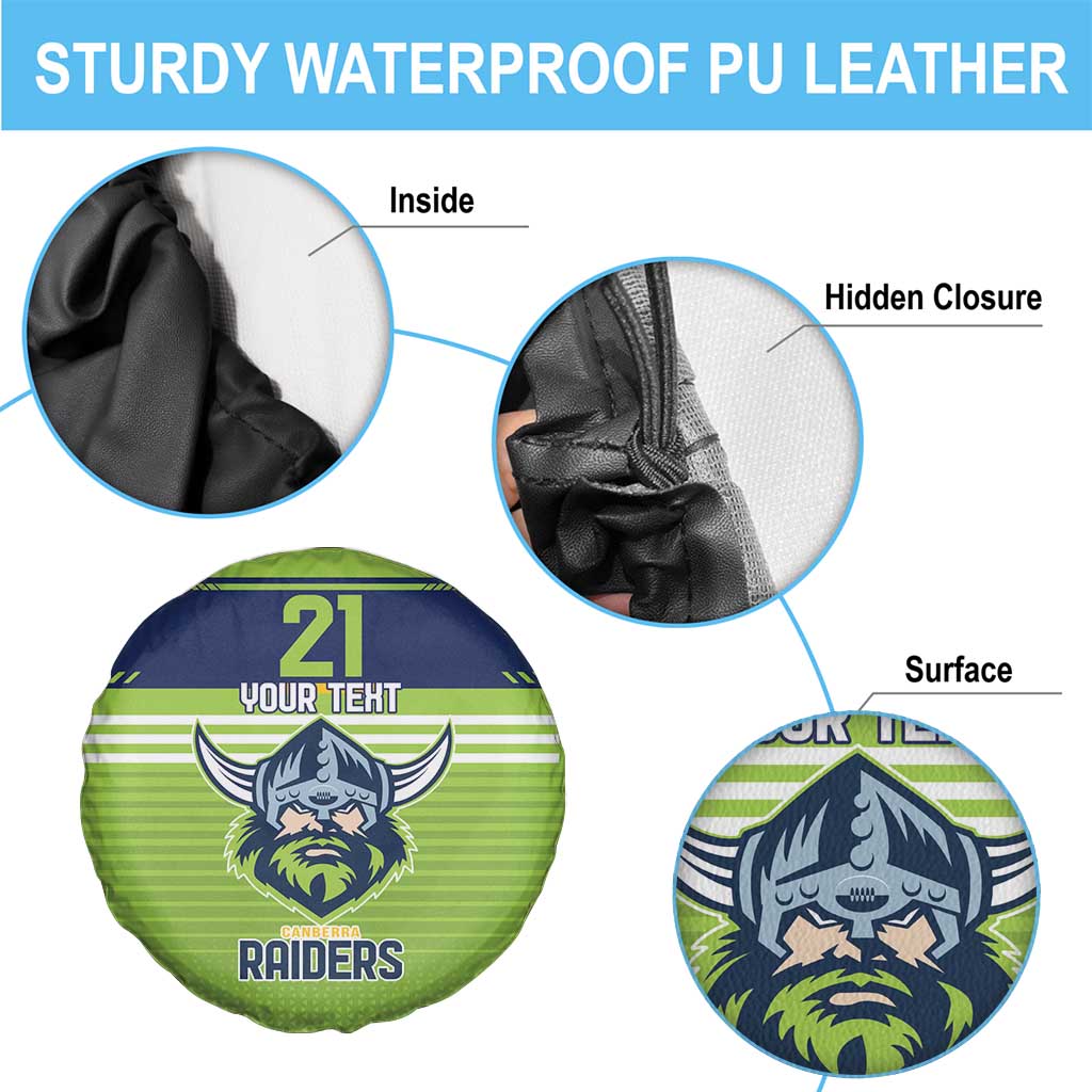 Raiders Rugby Custom Spare Tire Cover The Green Machine Simple Style