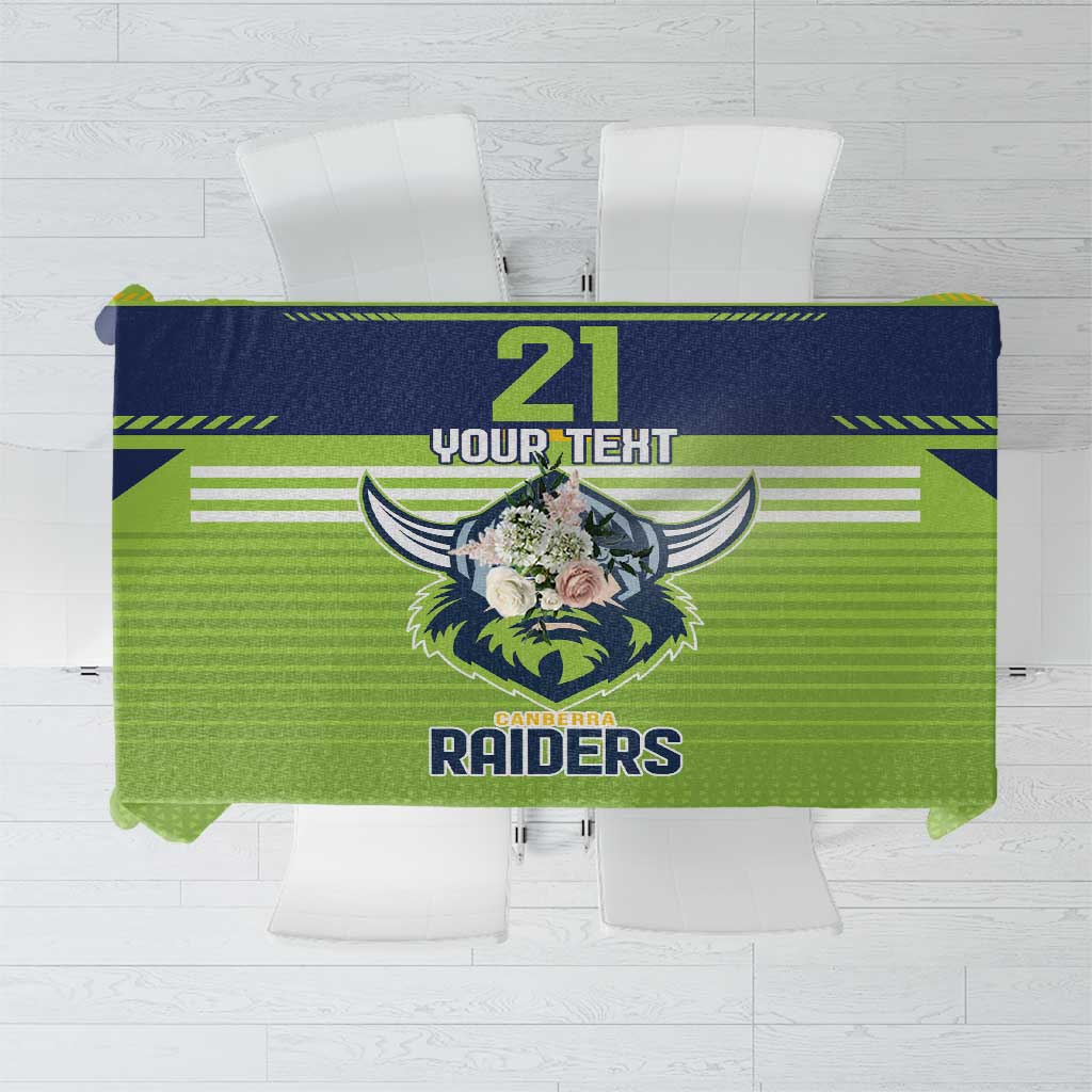 Raiders Rugby Custom Tablecloth The Green Machine Simple Style