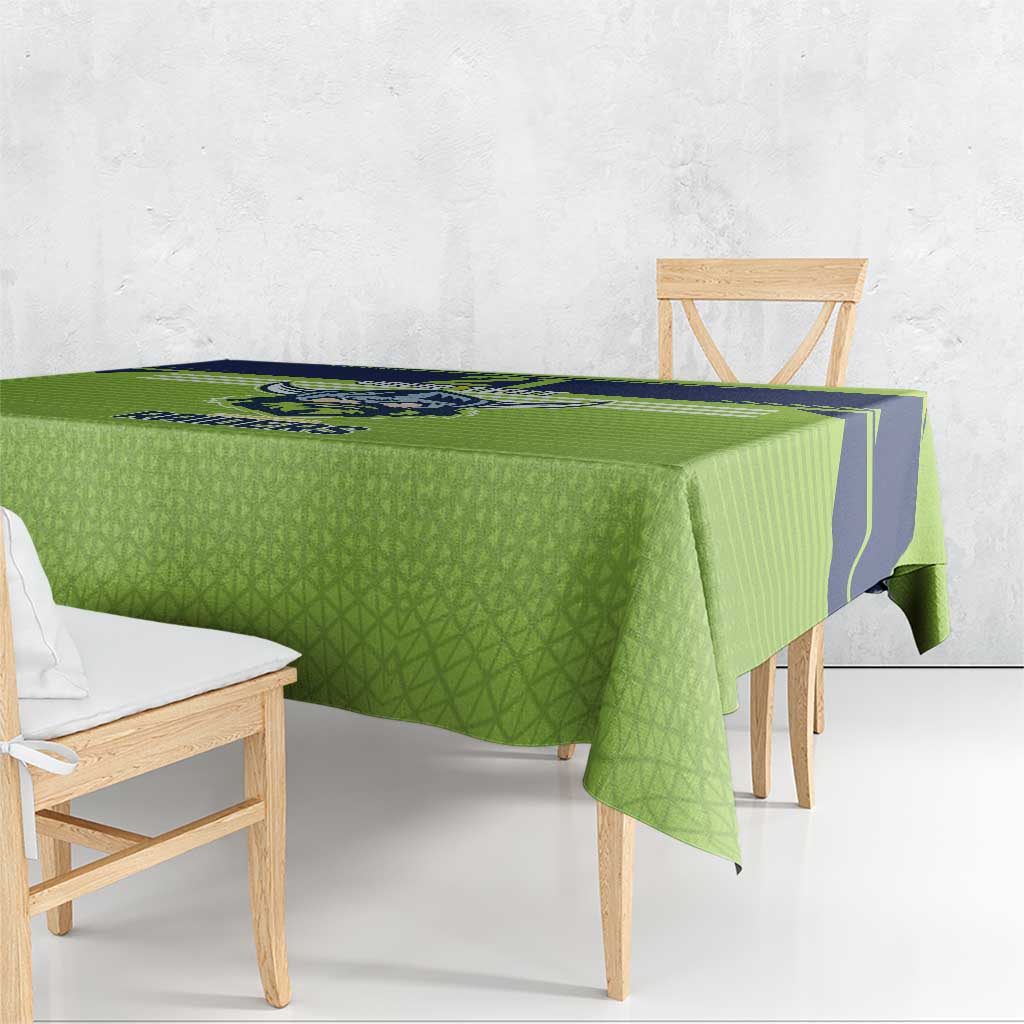 Raiders Rugby Custom Tablecloth The Green Machine Simple Style