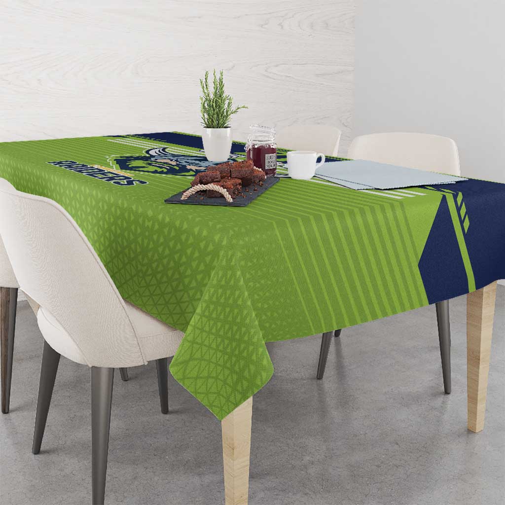 Raiders Rugby Custom Tablecloth The Green Machine Simple Style