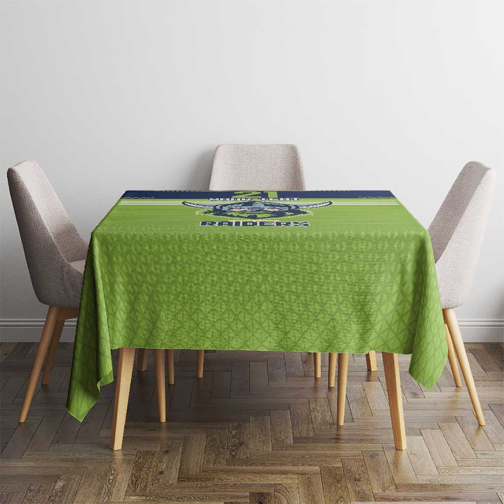 Raiders Rugby Custom Tablecloth The Green Machine Simple Style