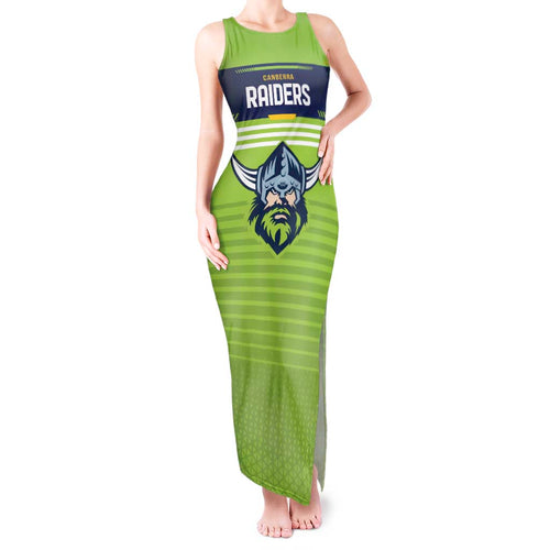 Raiders Rugby Custom Tank Maxi Dress The Green Machine Simple Style
