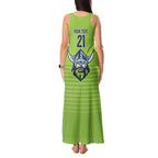 Raiders Rugby Custom Tank Maxi Dress The Green Machine Simple Style