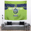 Raiders Rugby Custom Tapestry The Green Machine Simple Style