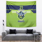 Raiders Rugby Custom Tapestry The Green Machine Simple Style