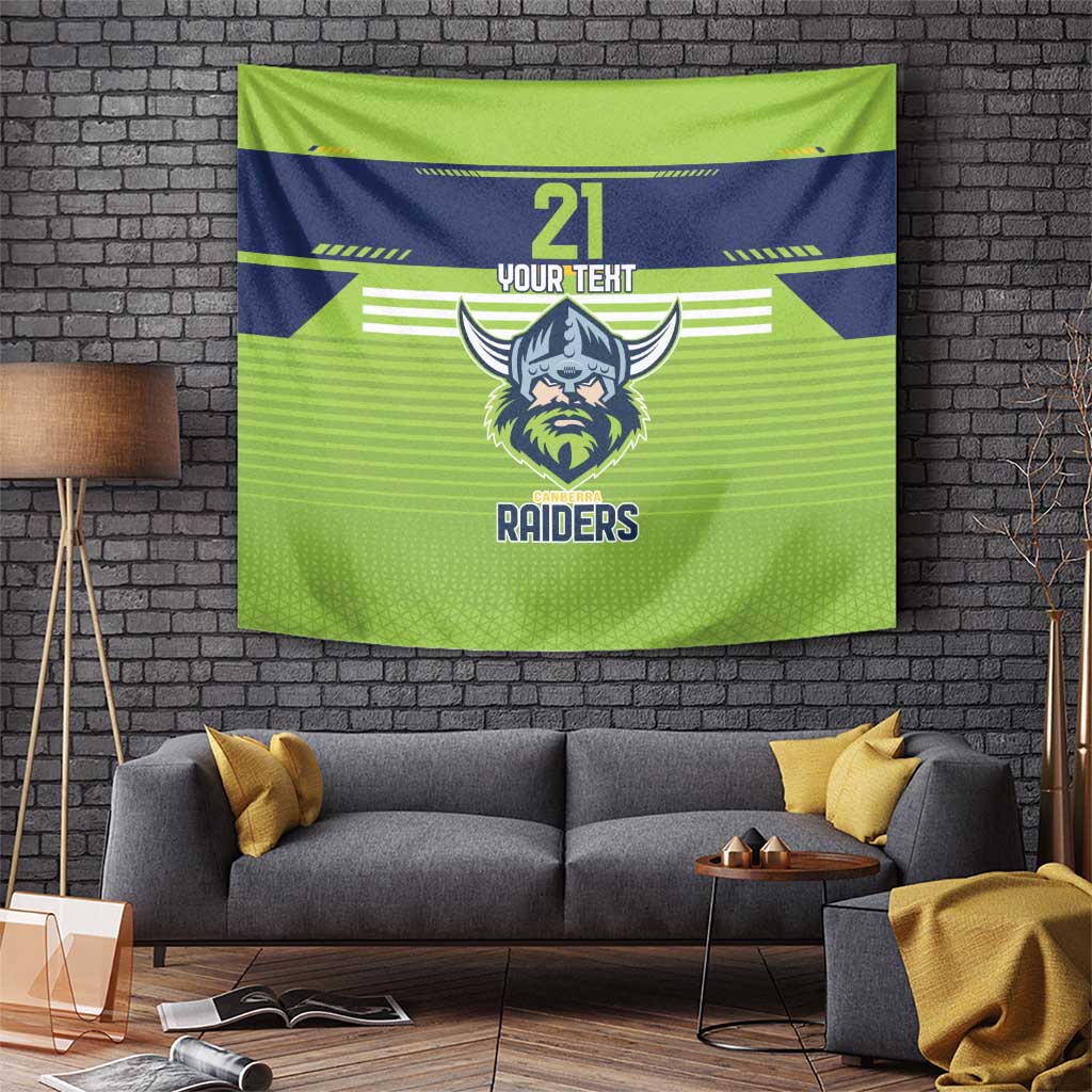 Raiders Rugby Custom Tapestry The Green Machine Simple Style